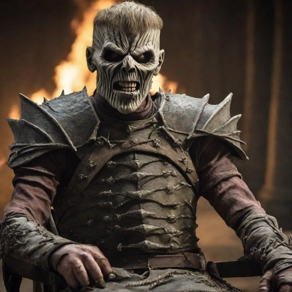 Prompt: Eddie from Iron Maiden in game of Thrones