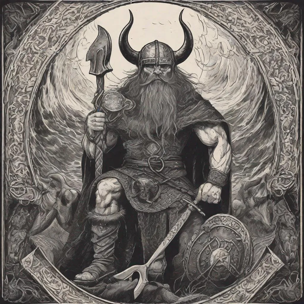 Prompt: Viking satan