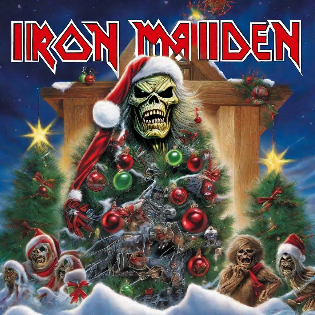 Prompt: Iron Maiden x-mas