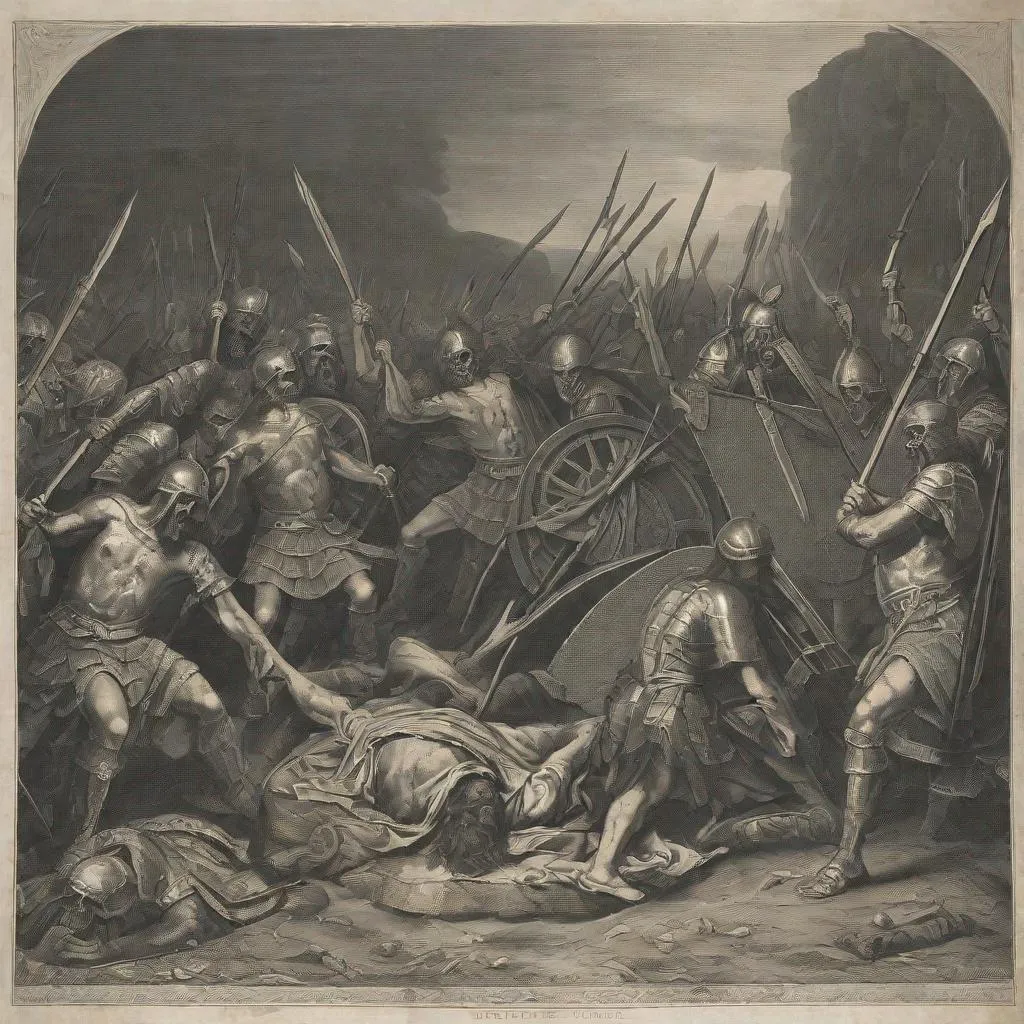 Prompt: Death of the celts