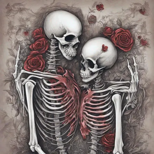 Prompt: Love in death