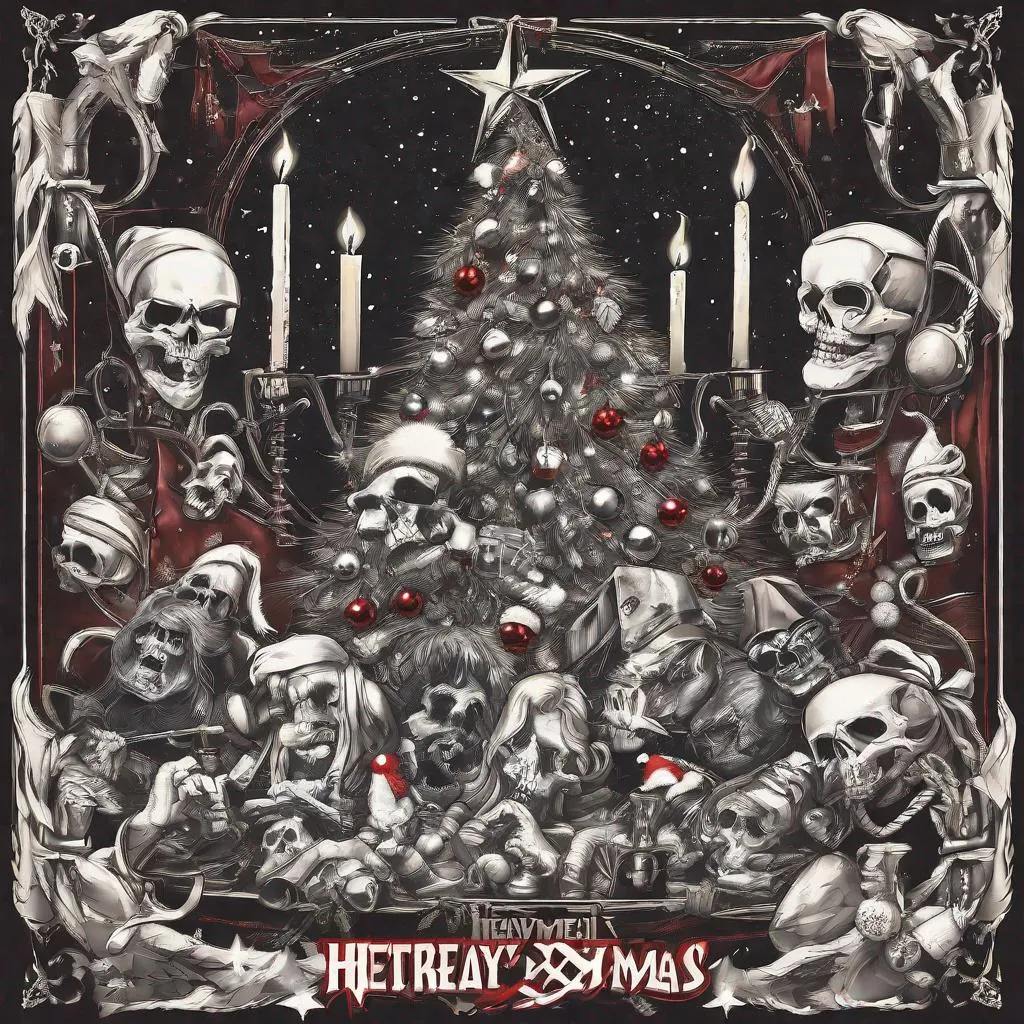 Prompt: Heavy Metal x-mas