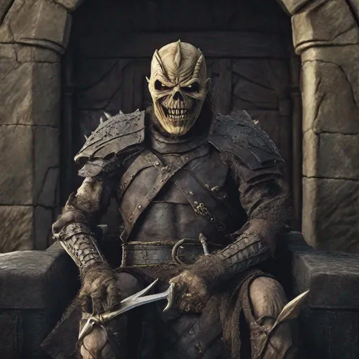 Prompt: Eddie from Iron Maiden in game of Thrones