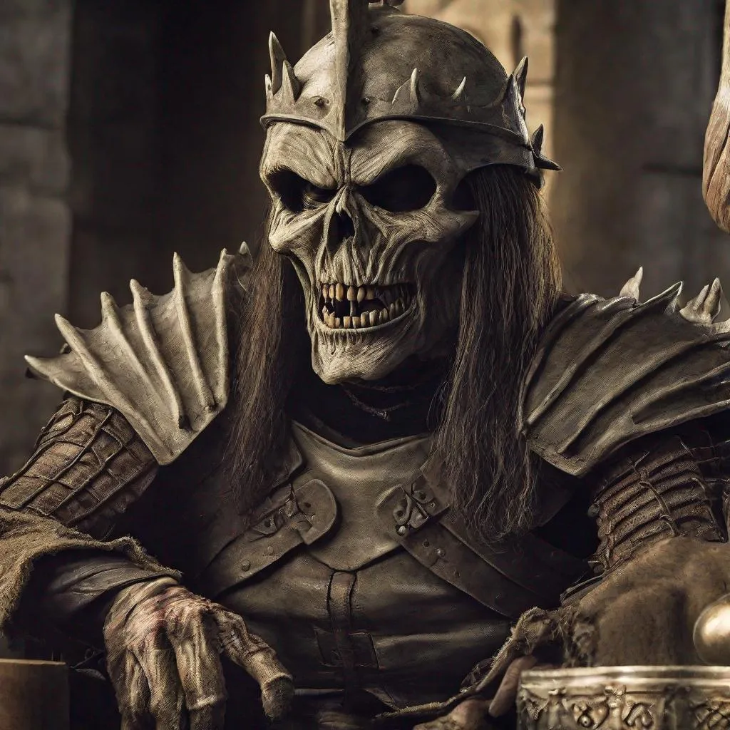 Prompt: Eddie from Iron Maiden in game of Thrones