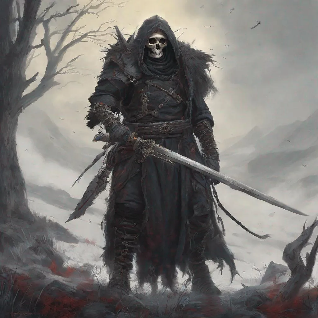 Prompt: Death highlander