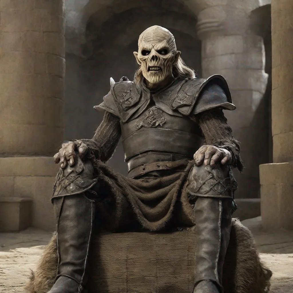 Prompt: Eddie from Iron Maiden in game of Thrones