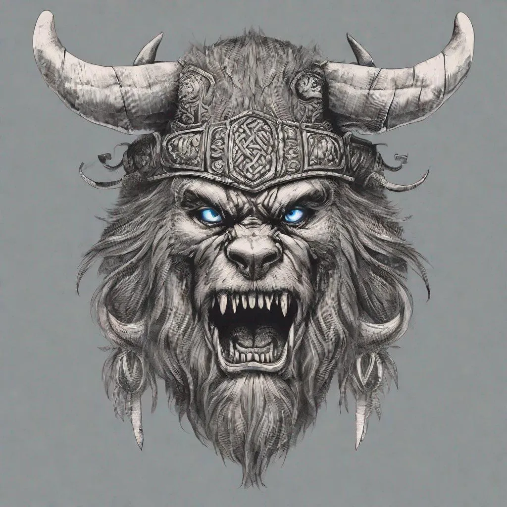 Prompt: Viking beast