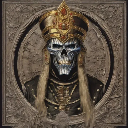 Prompt: Eddie from Iron Maiden is a tsar