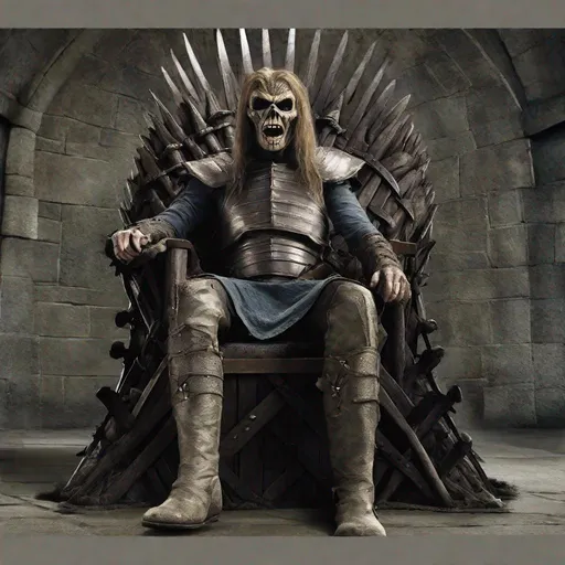 Prompt: Eddie from Iron Maiden in game of Thrones