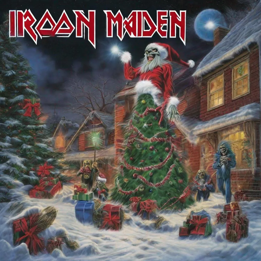 Prompt: Iron Maiden x-mas