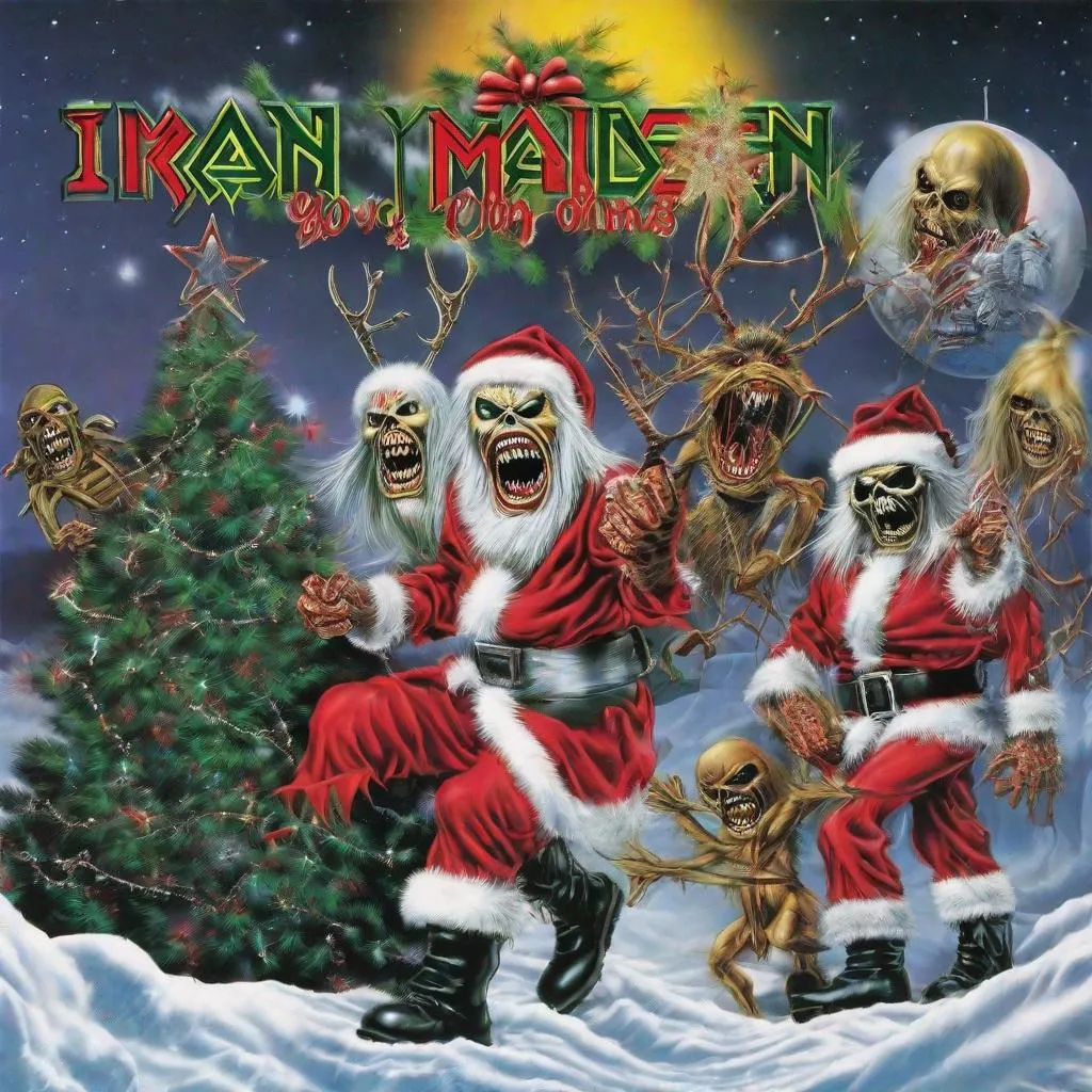 Prompt: Iron Maiden x-mas