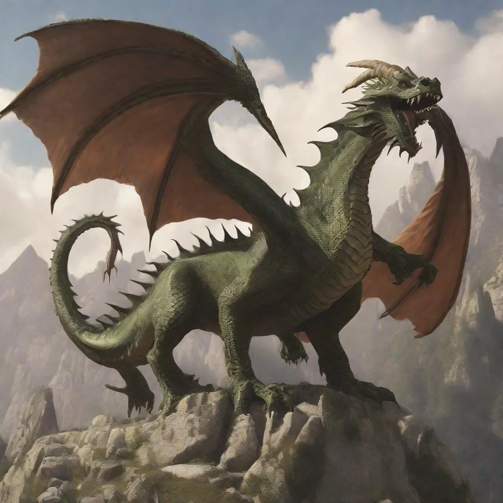 Prompt: If dragons would exist today