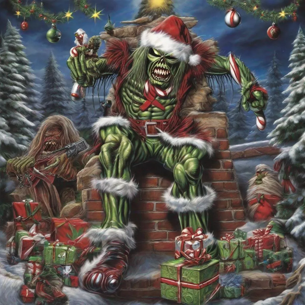 Prompt: Iron Maiden x-mas