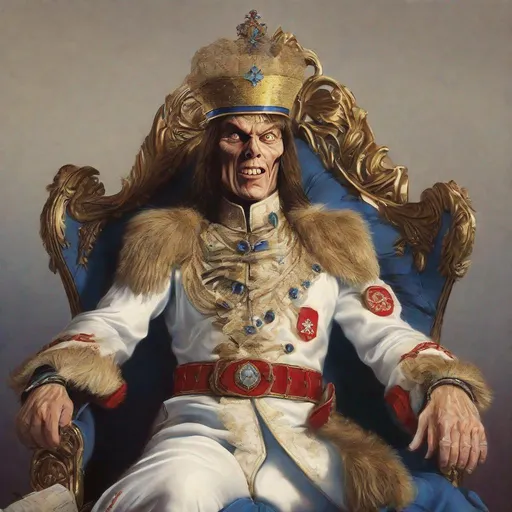 Prompt: Eddie from Iron Maiden as a tsar