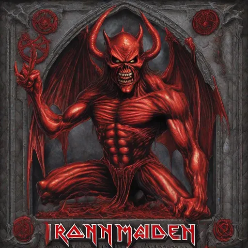 Prompt: Satan likes Iron Maiden