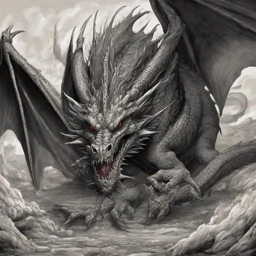 Prompt: Dragon death