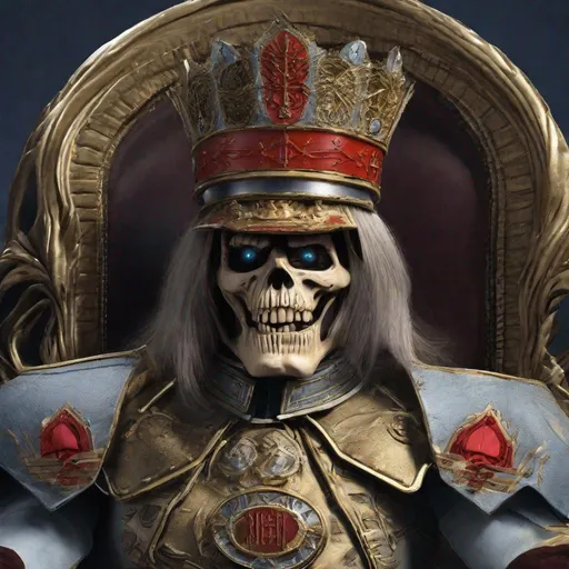 Prompt: Eddie from Iron Maiden is a tsar