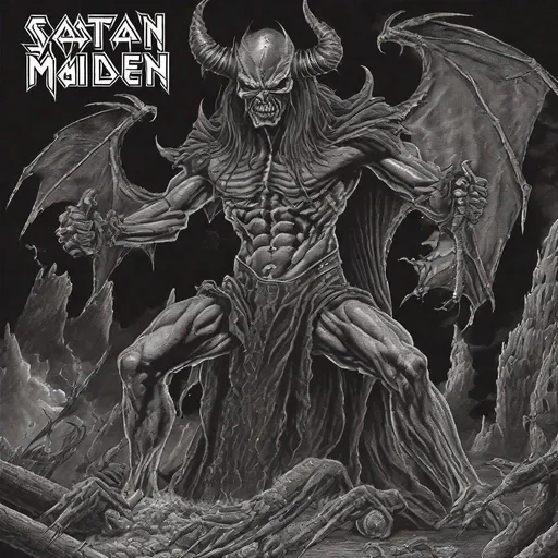 Prompt: Satan likes Iron Maiden