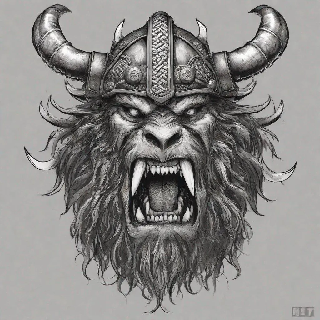 Prompt: Viking beast