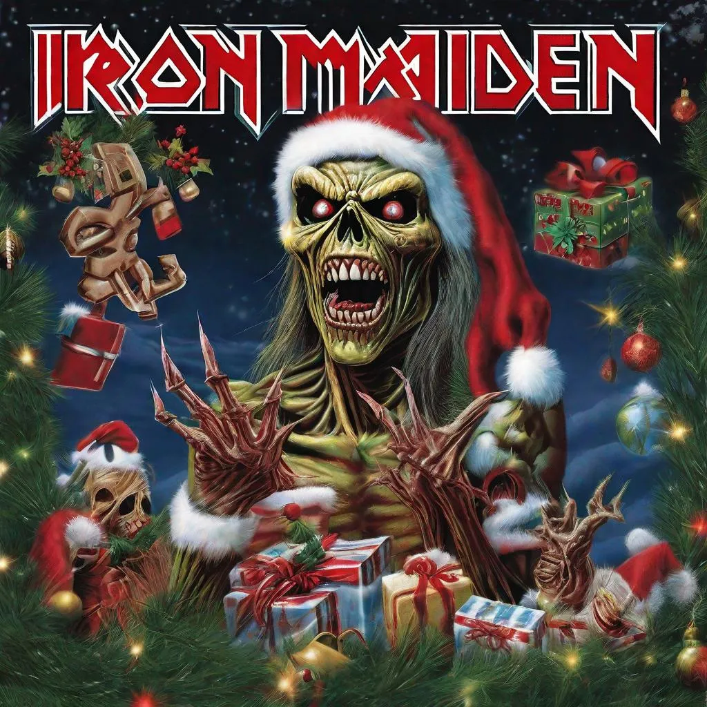 Prompt: Iron Maiden x-mas