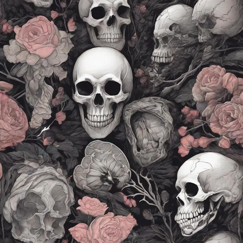 Prompt: Beautiful death art