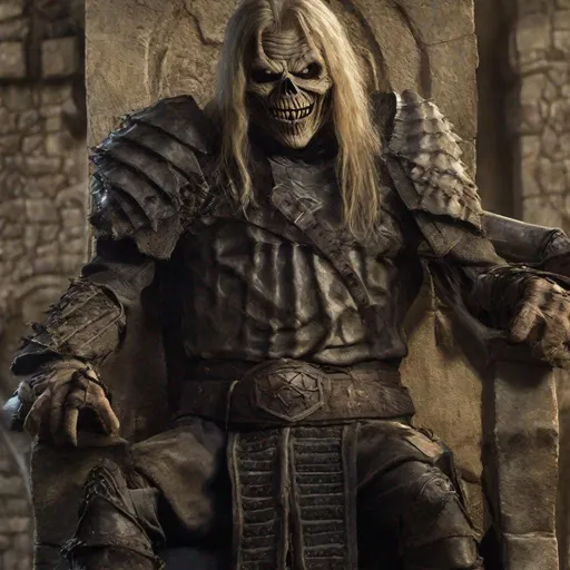 Prompt: Eddie from Iron Maiden in game of Thrones