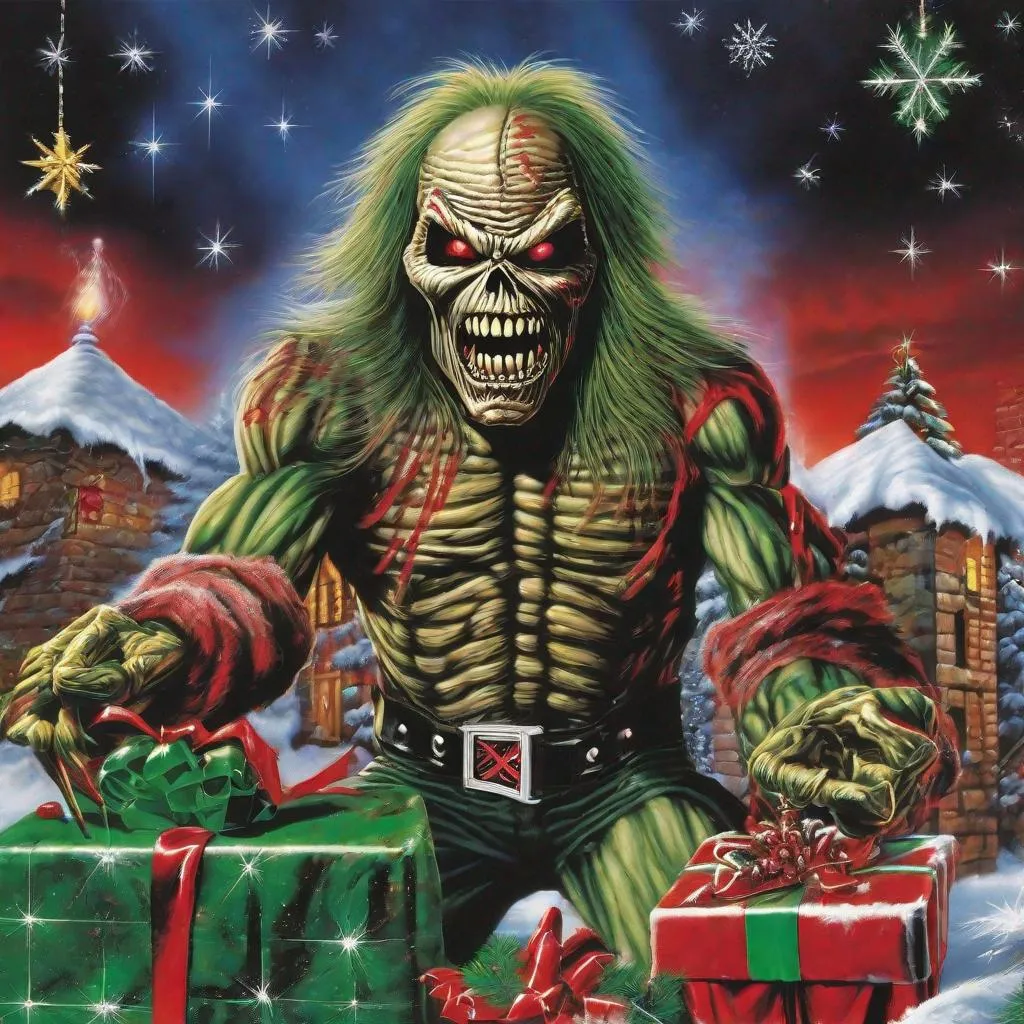 Prompt: Iron Maiden x-mas