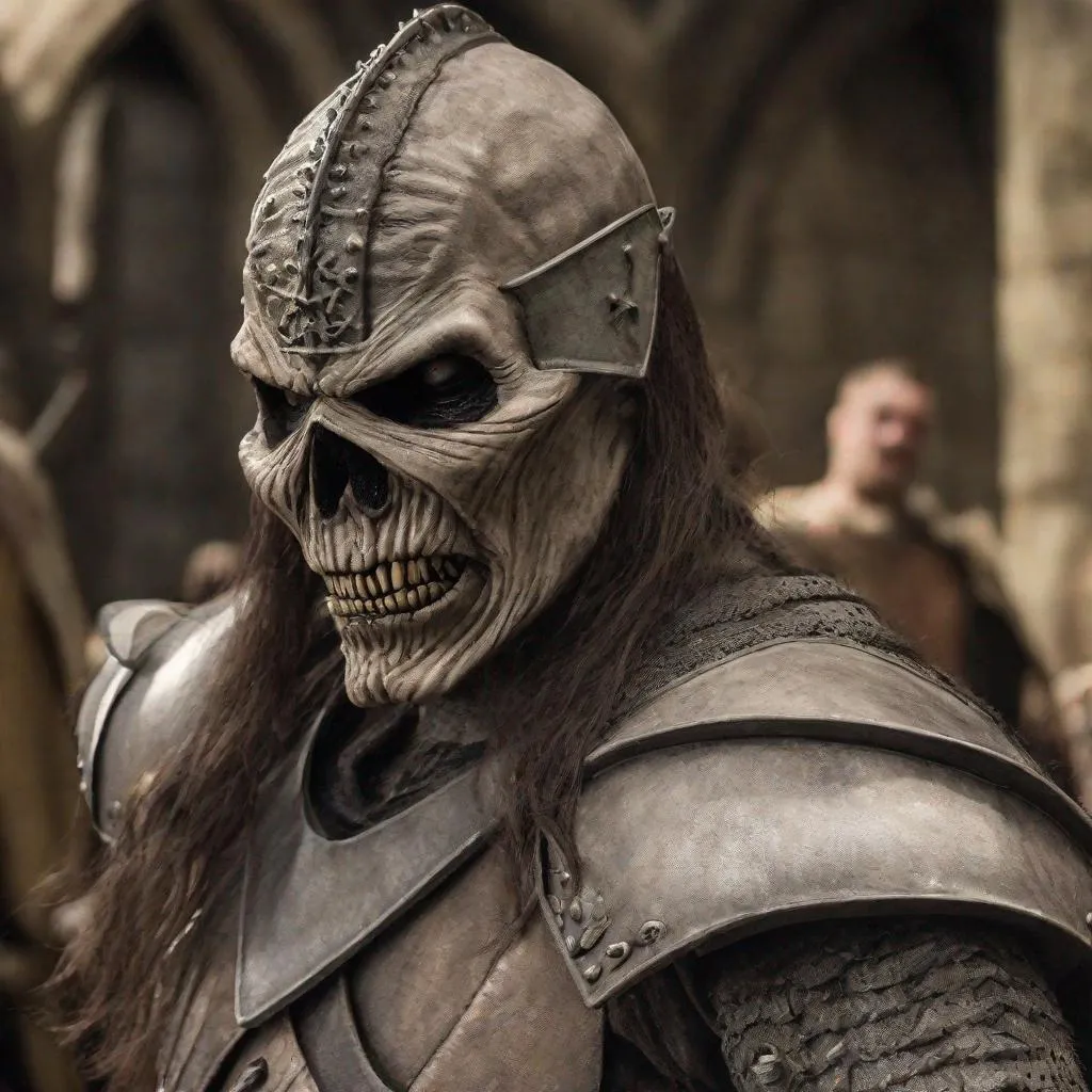 Prompt: Eddie from Iron Maiden in game of Thrones