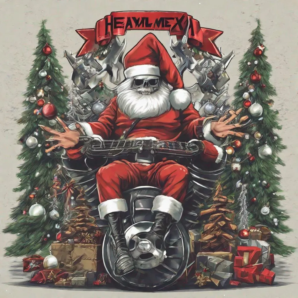 Prompt: Heavy Metal x-mas