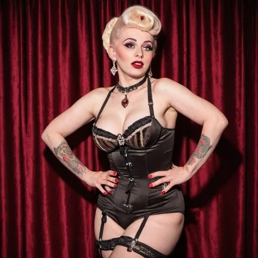 Prompt: lola vanella burlesque