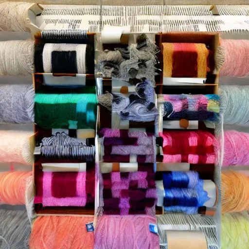 Prompt: textile, fabric, yarn