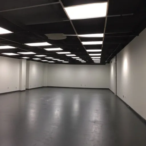Prompt: backroom without anything, just space and huge area