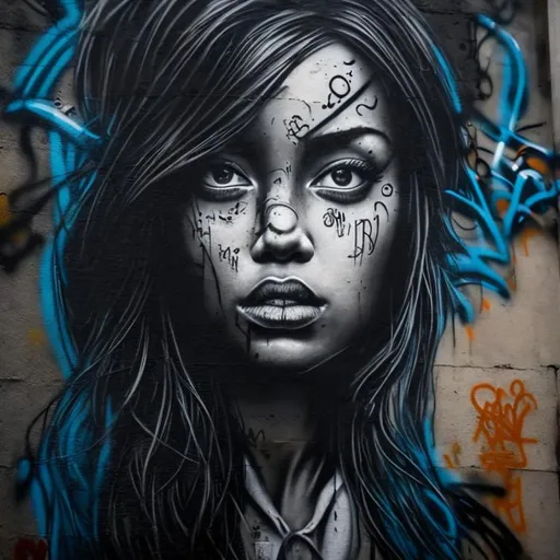 Prompt: a-highly-detailed-beautiful-portrait-in-the-style-of-graffiti-street-art