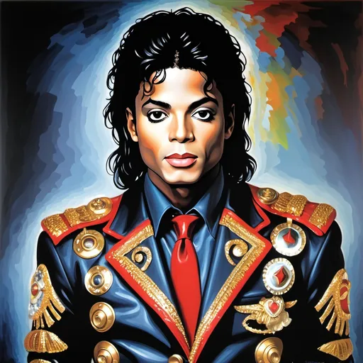 Prompt: works of art from impressionisam of michael jackson