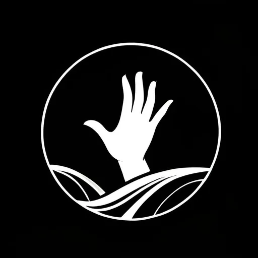 Prompt: Logo, hand, lycorises.