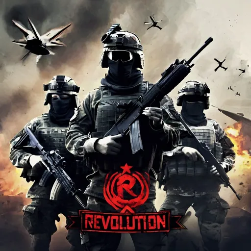Prompt: military clan with the name REVOLUTION