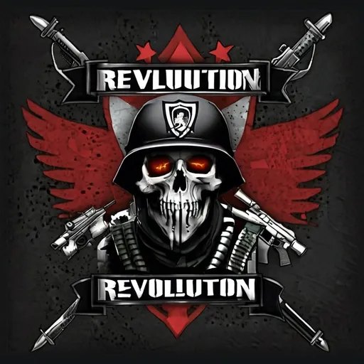 Prompt: military clan with the name REVOLUTION