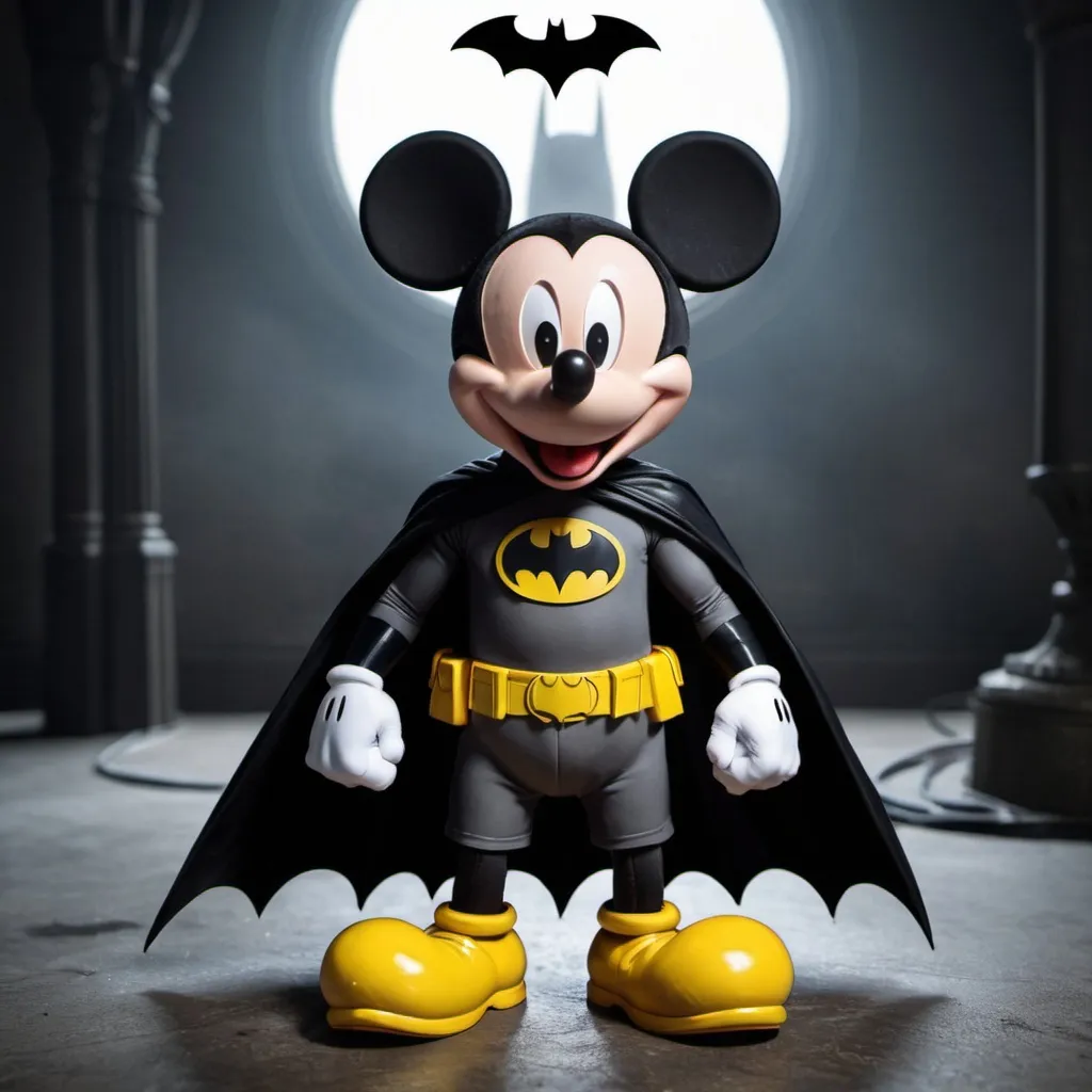 mickey mouse as batman