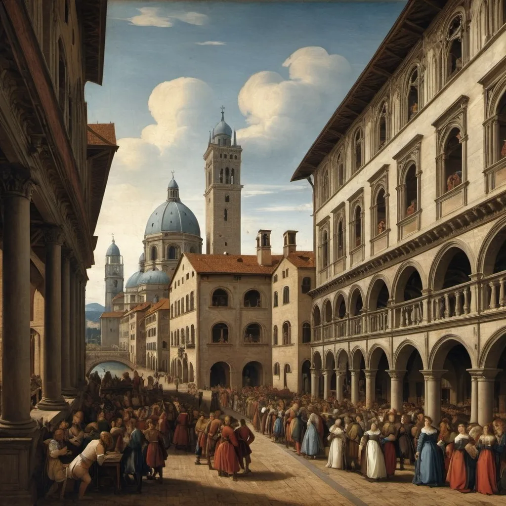 Prompt: Historical scenery from the renaissance