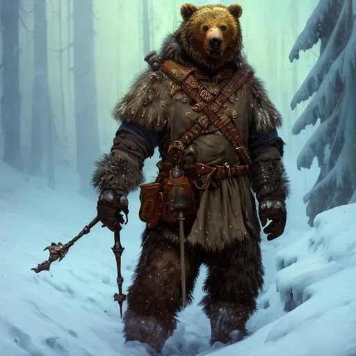 Prompt: Ivan garcia filho

Prompt

A medieval anthropomorphic werebear wearing an artic explorer outfit with adventuring gear full of pockets and harness holster belts in the middle of a snowstorm , a stunning Alphonse Mucha's masterpiece in <mymodel> sci-fi fantasy artstyle by Anders Zorn and Joseph Christian Leyendecker , neat and clear tangents full of negative space , a dramatic lighting with detailed shadows and highlights enhancing depth of perspective and 3D volumetric drawing , a vibrant and colorful high quality digital painting in HDR