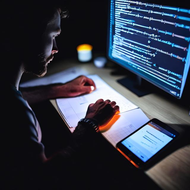 Prompt: coding in the dark 
