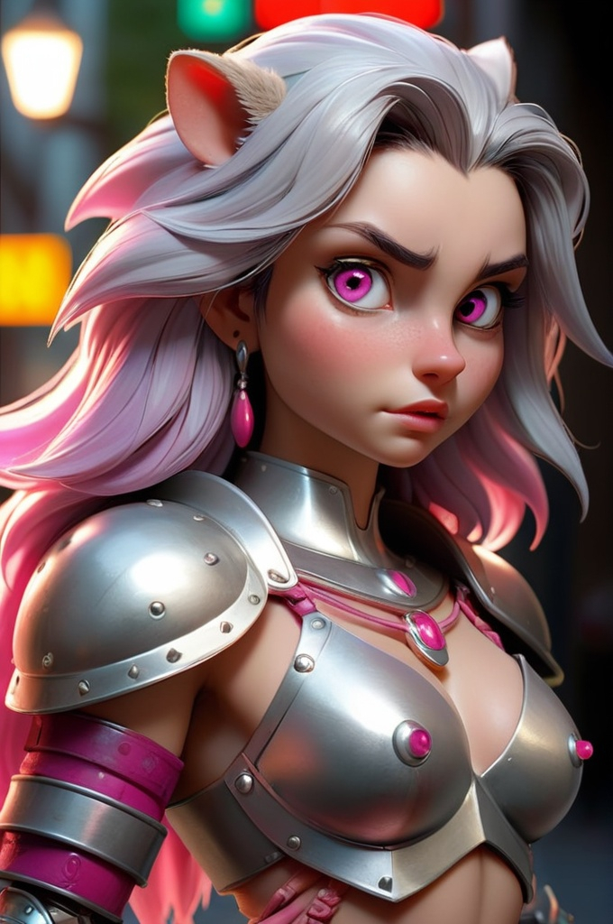 Prompt: uploaded on e621, by Pino Daeni, by Ruan Jia, by Chunie, by Alayna Lemmer, by Carlo Galli Bibiena,
solo ((fuchsia anthro hedgehog)) with ((white chest)) and ((clear pink eyes)),(((detailed Chunie anthro kemono))),(detailed Chunie lighting),(detailed Meesh skin),(cinematic lighting),[detailed ambient light],[detailed face and eyes],((half body shadow)),backlighting,crepuscular ray,[gray natural lighting],[ambient light on the belly],[higher body and limbs detail],[realistic proportions],[explict content],[sharp focus],(questionable content),(shaded),((masterpiece))
((front view)), ((laying down at intersection on midnight)),
(((wear silver armor))),
((full-length portrait)),
((high-angle view))