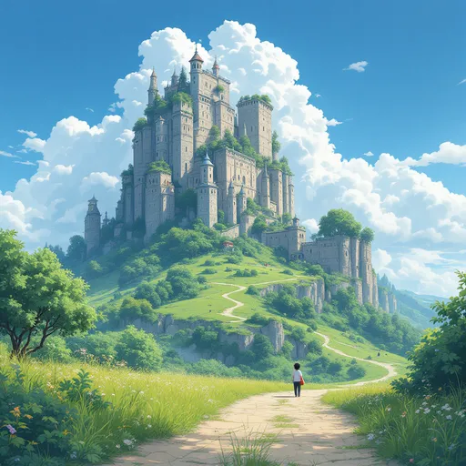 Prompt: Create an Ghibli art of this emage