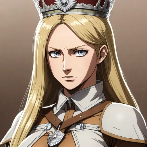 Prompt: historia as a queen from attack on titan
