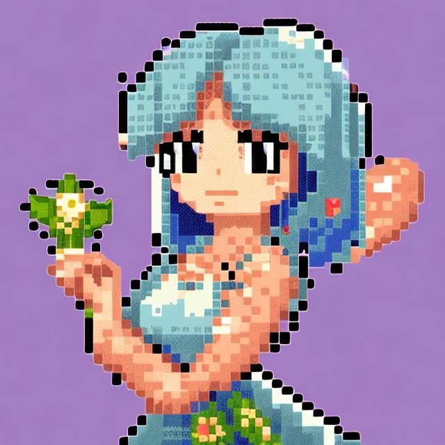 Prompt: cute pixie pixel art y2k core fairycore nostalgic princesscore tumblr inspired 