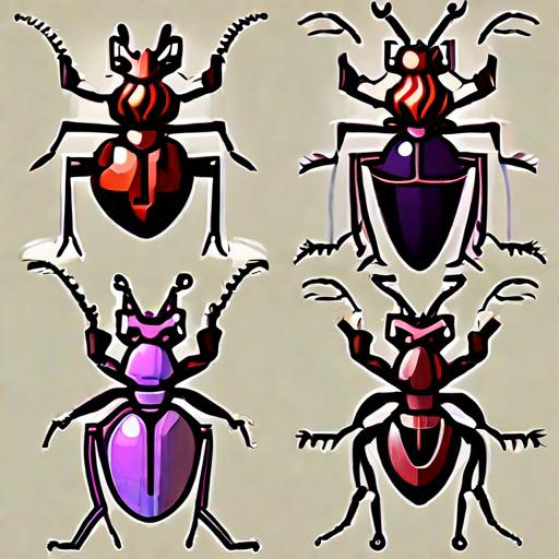 Prompt: Generate a sprite depicting an Ant Queen with menacing and regal features, focusing on insectoid characteristics rather than humanoid ones. Emphasize her insect-inspired anatomy, such as segmented exoskeleton plates, sharp mandibles, and antennae. Use a color palette that evokes the dark and sinister nature of an evil queen, incorporating deep reds, purples, and blacks. Add subtle details like pheromone trails, a venomous gleam on her mandibles, and a pronounced, intimidating posture. The goal is to capture the essence of an ant queen with a dark and malicious presence.
Battle map sprite
plain background