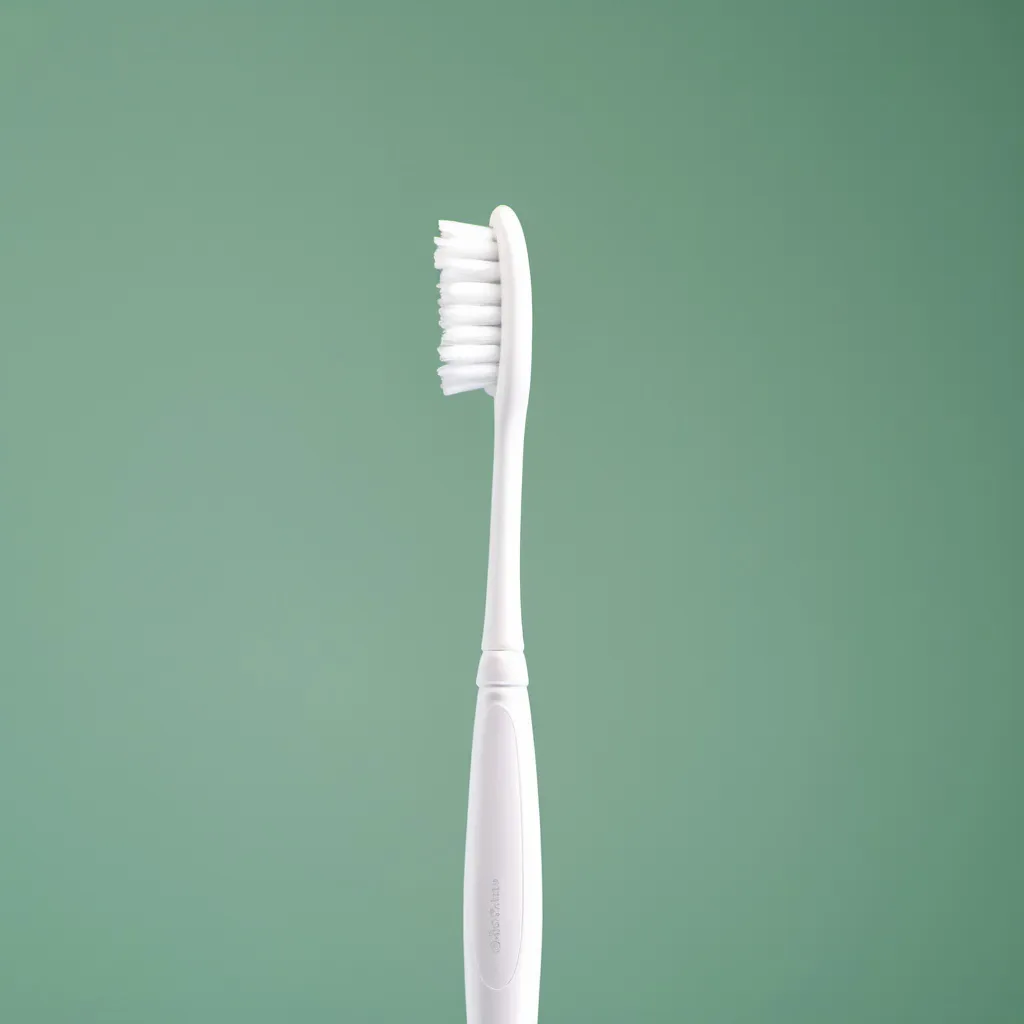 Prompt: white toothbrush