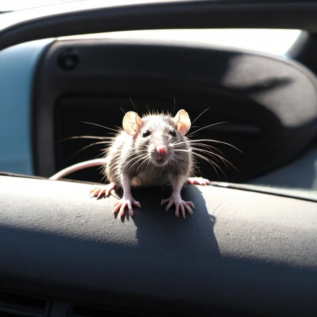 Prompt: car rat