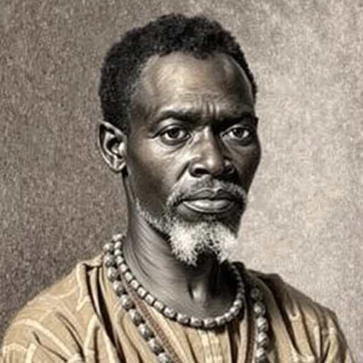 Prompt: Okomfo Anokye was born in Ghana around 1655. According to Akuapem tradition, he was son of Ano and Yaa Anubea,[1] both from Awukugua in the Nifa Division of the Okere state.[4] His name originated from the following incident: