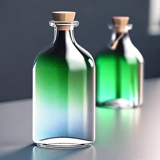 Prompt: glass bottle, 64k, extremely detailed, masterpiece